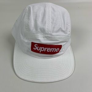 Supreme 5 panel Hat box Logo Red  Fck everybody